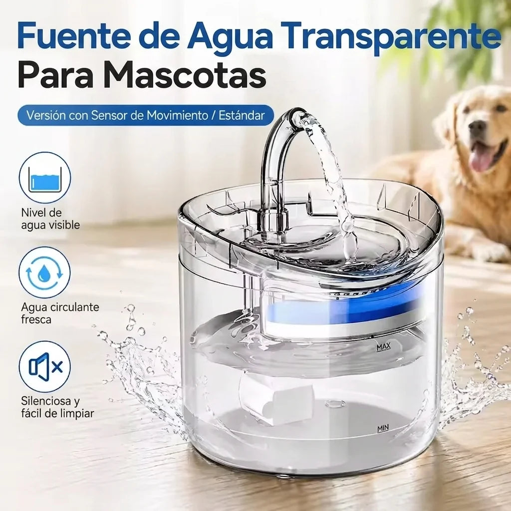 Fuente de agua para mascotas
