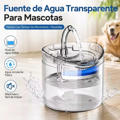 Fuente de agua para mascotas