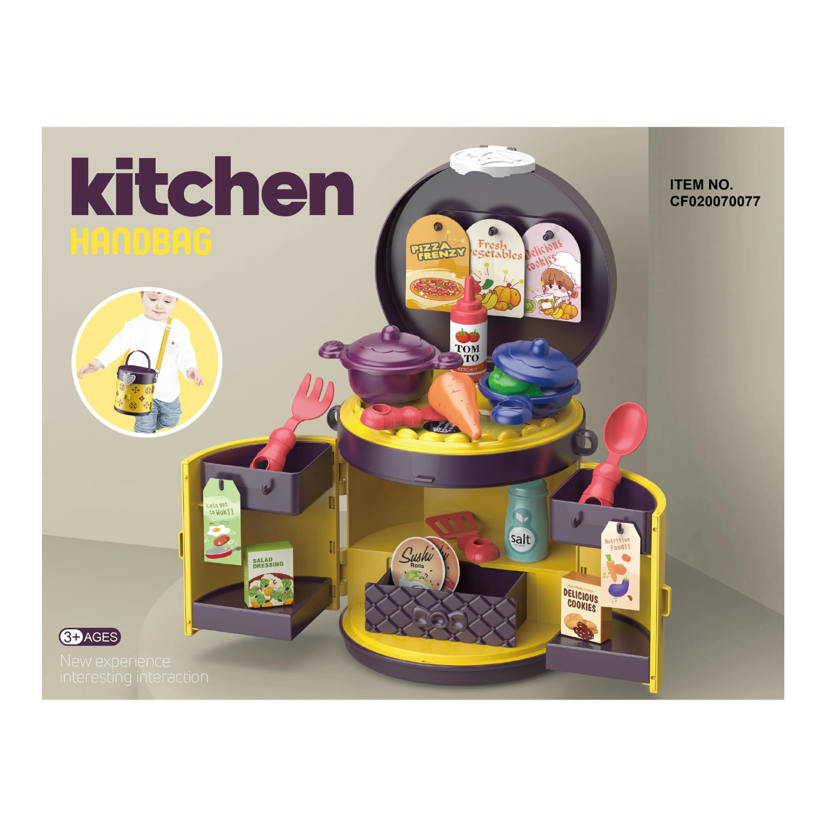 Bolso juego de roles para niños