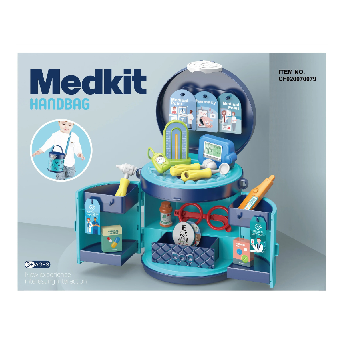 Bolso juego de roles para niños