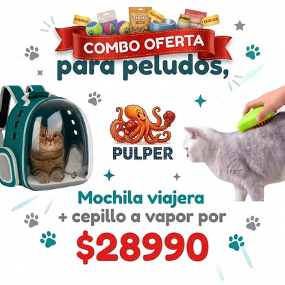 Bolso viajero + cepillo a vapor 3 en 1